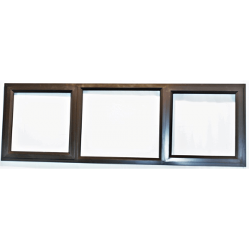 Window Frame Aluminiumin Ptt186 Bronze Clear Left Hand