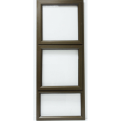 Window Frame Aluminiumin Ptt615 Bronze Clear Left Hand