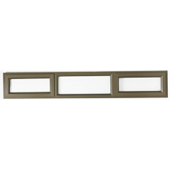 Window Frame Aluminiumin Ptt 183 Bronze Clear Left Hand