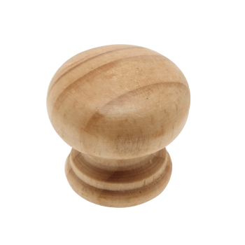 Lacquered Oak Knob 33mm