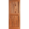 Wooden Door Mixed Timber Frame & Ledge Open Back Stable