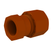 Female Iron Coupler 1/2"x15mm,  - Cashbuild