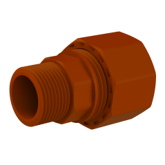 Coupler Male Iron 3/4"x 22mm,  - Cashbuild