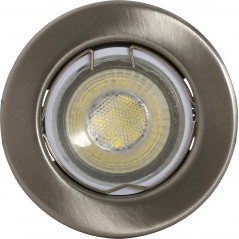Downlight Round Satin Chrome Fixed Flash, FLASH - Cashbuild