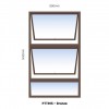 Window Frame Aluminium Ptt915 Bronze Left Hand, VALUWIN - Cashbuild