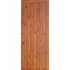 Door Pine Open Back Frame & Ledge Stained & Braced,  - Cashbuild