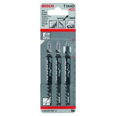 Bosch T144d Jigsaw Blades 3PC Speed Wood, BOSCH - Cashbuild
