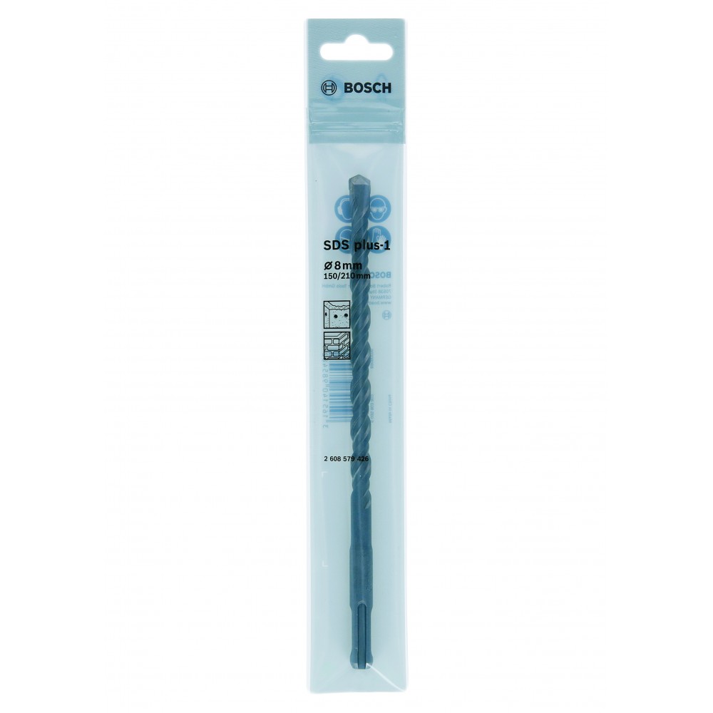 Bosch SDS Plus-1 Drill Bit 8.0x150x210mm, BOSCH - Cashbuild Bosch SDS Plus-1 Drill Bit 8.0x150x210mm, BOSCH - Cashbuild