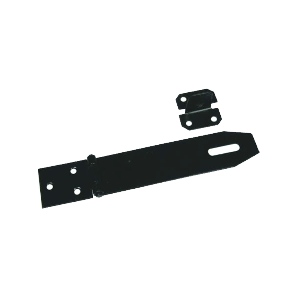 75mm Hasp & Staple Black Japan Plated 75mm Hasp & Staple Black Japan Plated
