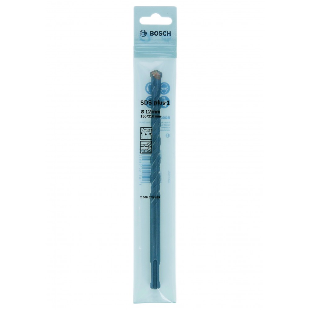 Bosch SDS Plus-1 Drill Bit 12x150x210mm, BOSCH - Cashbuild Bosch SDS Plus-1 Drill Bit 12x150x210mm, BOSCH - Cashbuild