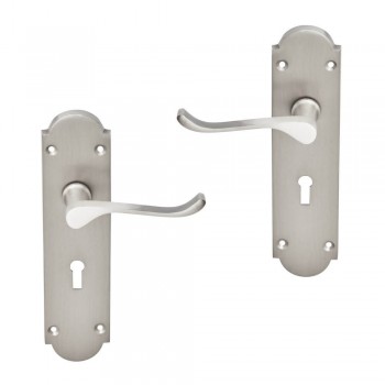 Door Handle, Victorian Gable Plate