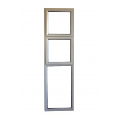 Aluminium Side Light 2.1x600 2xVent Natural, HARPER - Cashbuild