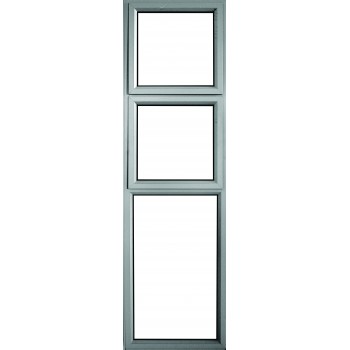 Aluminium Side Light 2.1x600 2xVent Natural, VALUWIN - Cashbuild