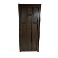 Door Aluminium Hinge 890x2090 10 Panel Stagg Bronze, KHANYA - Cashbuild