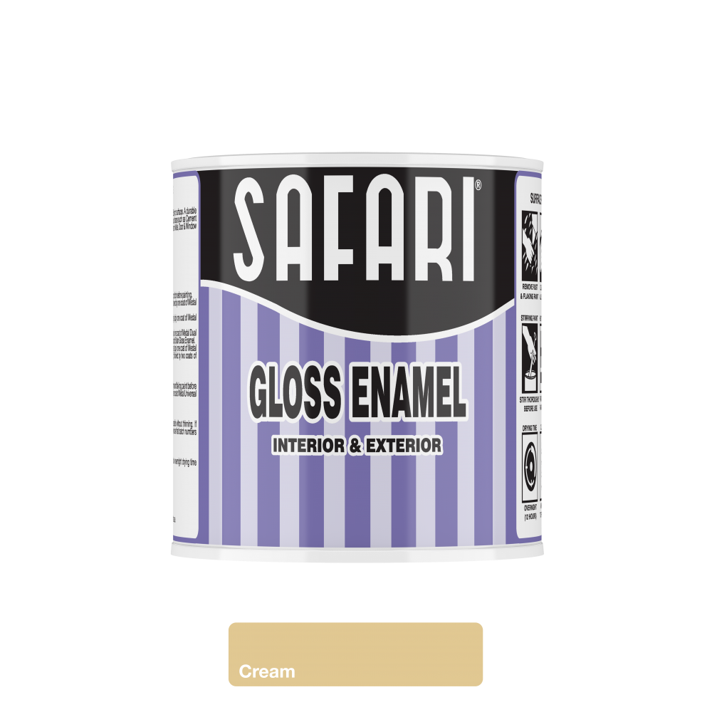 Safari gloss Enamel 500ml Cream, SAFARI - Cashbuild Safari gloss Enamel 500ml Cream, SAFARI - Cashbuild