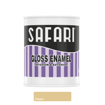Safari gloss Enamel 1L Cream, SAFARI - Cashbuild