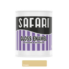 Safari gloss Enamel 1L Cream, SAFARI - Cashbuild