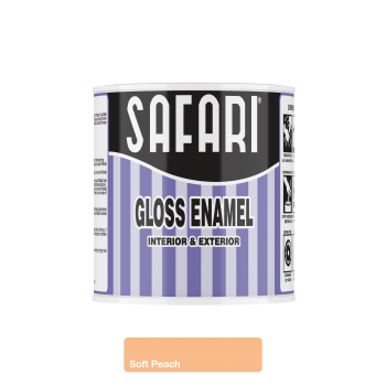 Safari gloss Enamel 500ml Soft Peach, SAFARI - Cashbuild