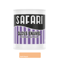 Safari gloss Enamel 1L Soft Peach, SAFARI - Cashbuild