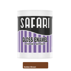 Safari gloss Enamel 5L Golden Brown, SAFARI - Cashbuild