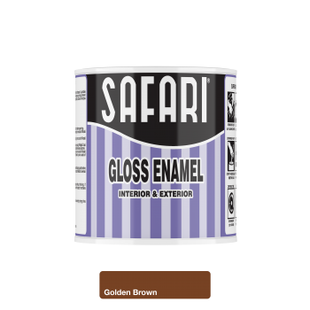 Safari gloss Enamel 500ml Golden Brown, SAFARI - Cashbuild