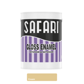 Safari gloss Enamel 5L Cream, SAFARI - Cashbuild