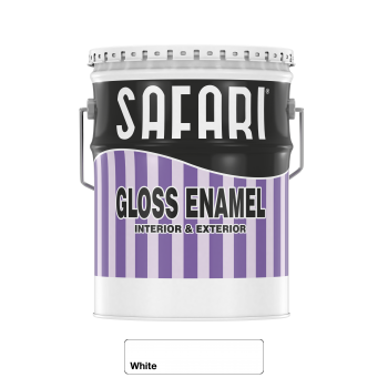 Safari gloss Enamel 20L White, SAFARI - Cashbuild