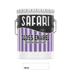 Safari gloss Enamel 20L White, SAFARI - Cashbuild