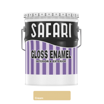 Safari gloss Enamel 20L Cream, SAFARI - Cashbuild
