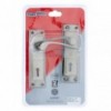 Lock Set - Aristata 2-lever - Satin Nickle / Black Nickle 6"