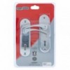 Lock Set - Crested 2-lever - Chrome Plated 6"