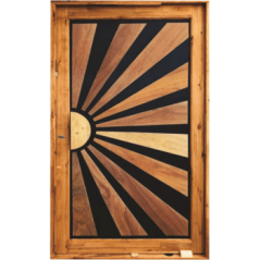 Door Wood Eco Kalahari Pivot Set
