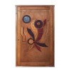 Door Wood Wild Flower Pivot Glass Set, THE GREEN DOOR - Cashbuild