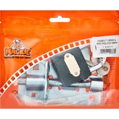 Padbolt Galvanised 100mm with 50mm Padlock,  - Cashbuild