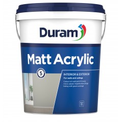 Duram Matt Acrylic 20L Cloud Cover, DURAM - Cashbuild