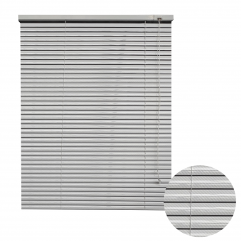 Aluminium Blinds Stripe/ White, Beige 1000x1200mm, BERGAMO - Cashbuild