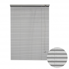 Aluminium Blinds Stripe/white, Beige 600x900mm, BERGAMO - Cashbuild