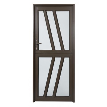 Door Aluminium Hinge 890x2090 Arrow Bronze Stable,  - Cashbuild