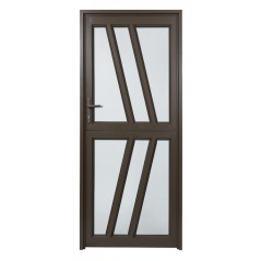 Door Aluminium Hinge 890x2090 Arrow Bronze Stable,  - Cashbuild