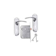 Orion Round Chrome with SABS 3 Lever Lockset,  - Cashbuild
