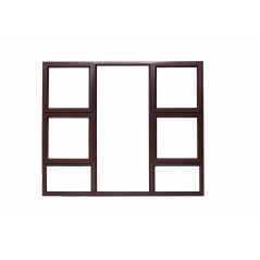 Window Frame Aluminium 28-p4tt1815 Bronze Clear, MISTER WINDOWS - Cashbuild