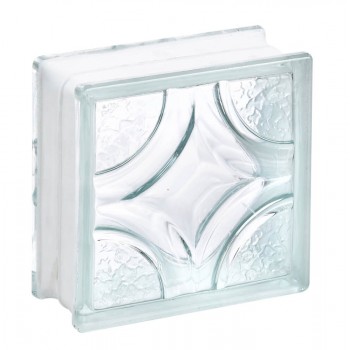 Glass Bricks - Cycle Rhombus - 190x190x80mm