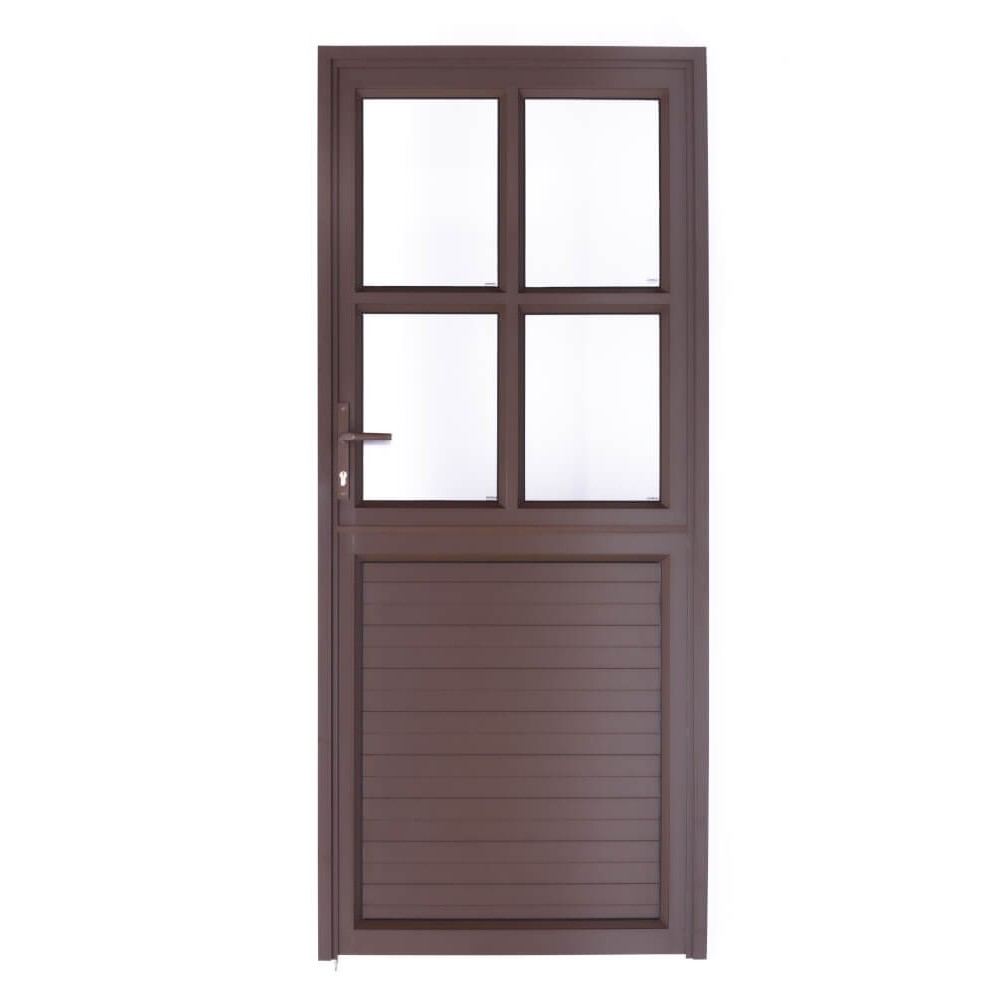 Aluminium Door Catherdral Stable Bronze 900x2100mm Aluminium Door Catherdral Stable Bronze 900x2100mm