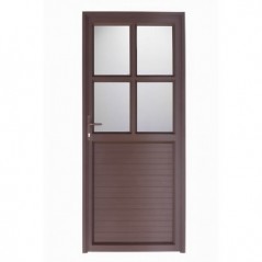 Aluminium Door Catherdral Full Bronze 900x2100mm