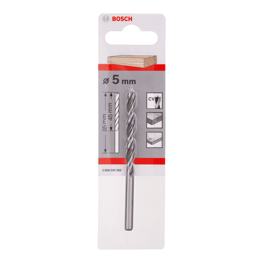 Bosch Wood Drill Bit 5.0mmx86mm Bosch Wood Drill Bit 5.0mmx86mm
