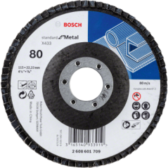Bosch Flap Disc Metal 115x22.23x60