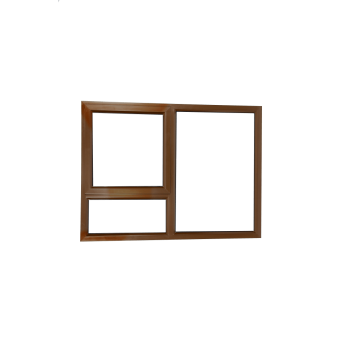 Window Frame Aluminium 28-pt129 Bronze Clear Left Hand