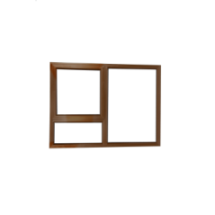 Window Frame Aluminium 28-pt129 Bronze Clear Left Hand