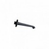 Shower Arm With Flange Black 15mm