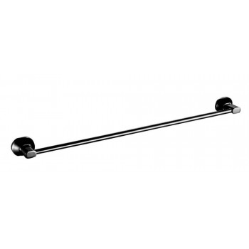 Electra Black Single Towel Rail